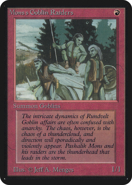 Mons's Goblin Raiders (LEA-164) - common