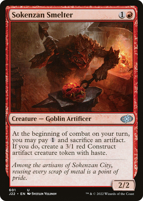Sokenzan Smelter (J22-601) - uncommon