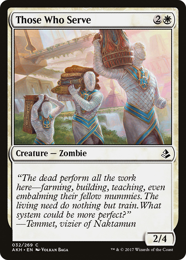 Those Who Serve (AKH-032) - common - Foil