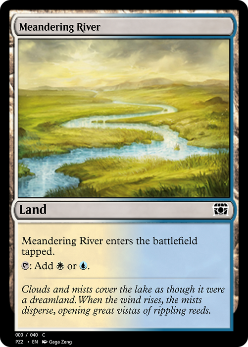 Meandering River (PZ2-70799) - common - Foil