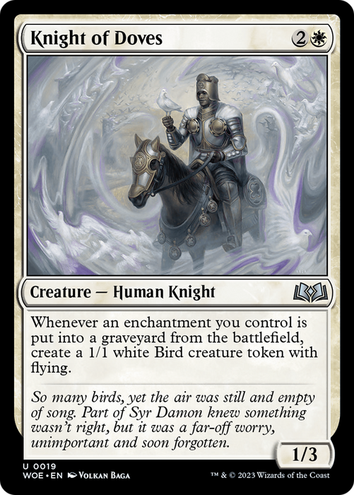 Knight of Doves (WOE-019) - uncommon - Foil