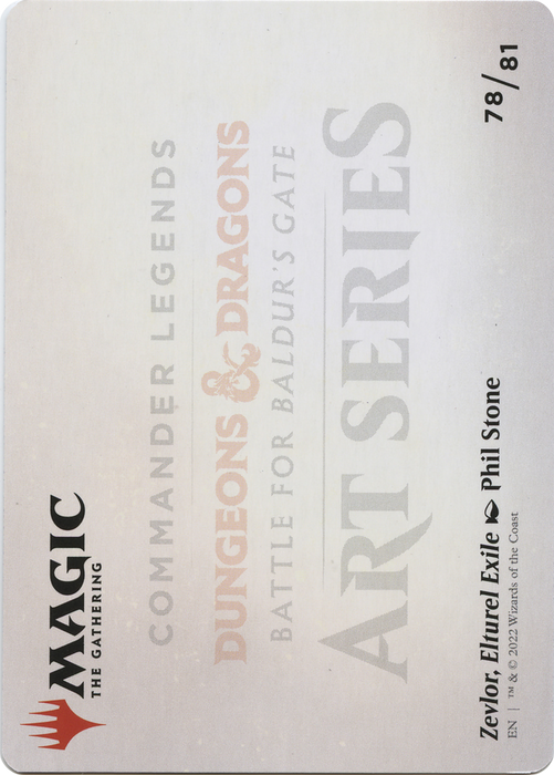 Zevlor, Elturel Exile // Zevlor, Elturel Exile (ACLB-078) - common (Borderless)