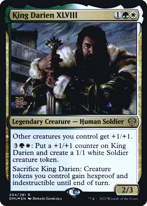 King Darien XLVIII (PRE-204S) - rare - Foil