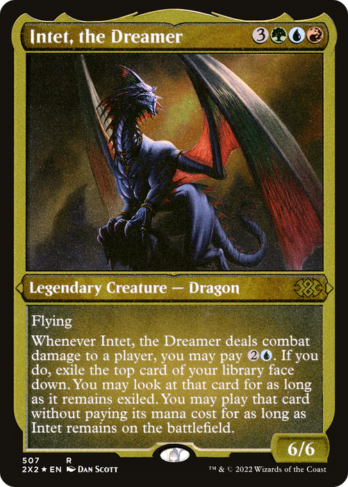 Intet, the Dreamer (2X2-507) - rare - Etched Foil