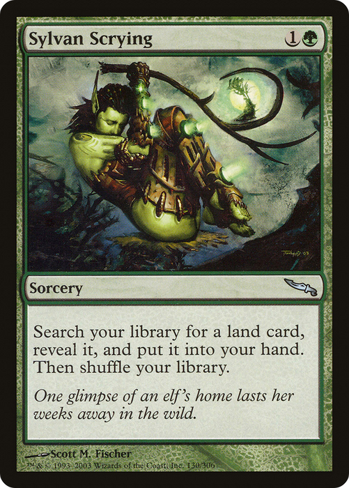 Sylvan Scrying (MRD-130) - uncommon - Foil