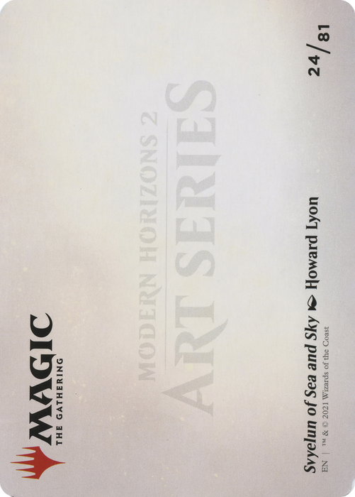 Svyelun of Sea and Sky // Svyelun of Sea and Sky (AMH2-024) - common (Borderless) - Foil