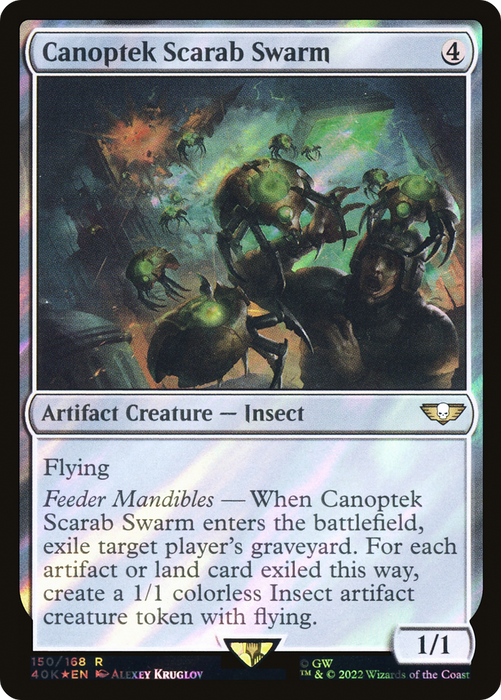 Canoptek Scarab Swarm (40K-150★) - rare - Foil