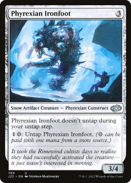 Phyrexian Ironfoot (J22-789) - uncommon: (snow)