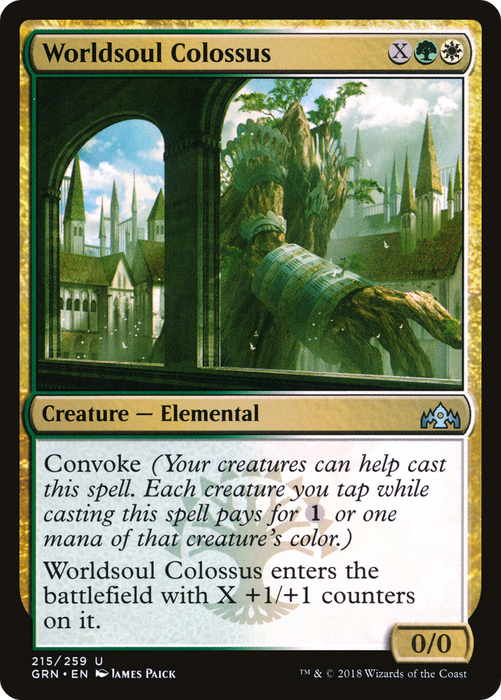 Worldsoul Colossus (GRN-215) - uncommon - Foil