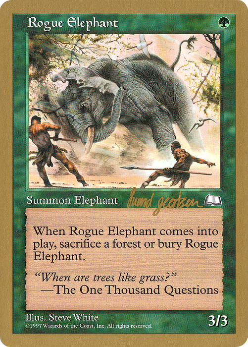 Rogue Elephant (WCD-SG139) - common