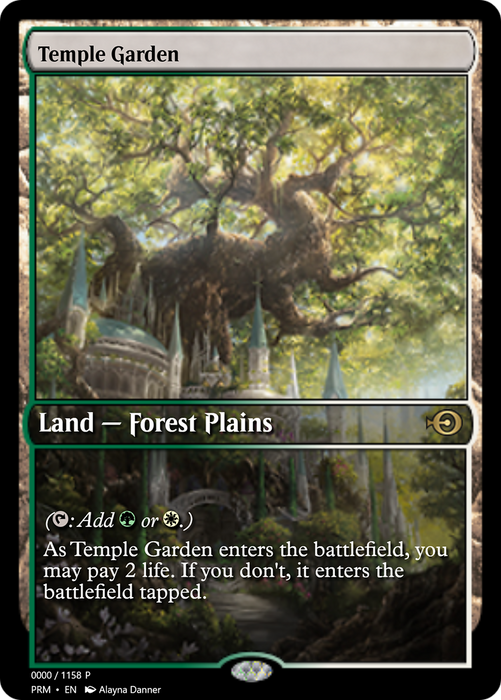 Temple Garden (PRM-72303) - rare - Foil