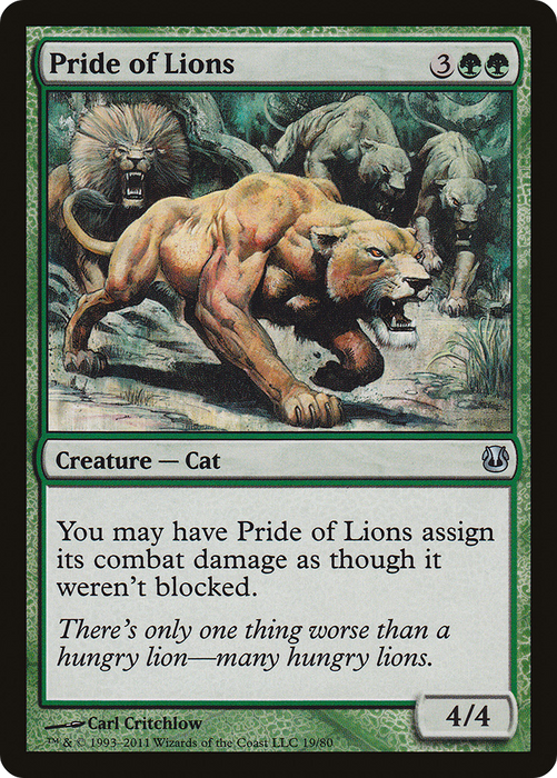 Pride of Lions (DDH-019) - uncommon