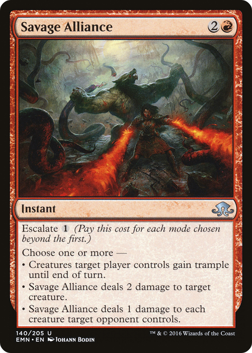 Savage Alliance (EMN-140) - uncommon