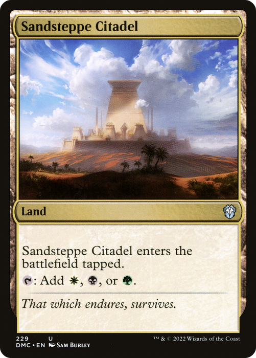Sandsteppe Citadel (DMC-229) - uncommon