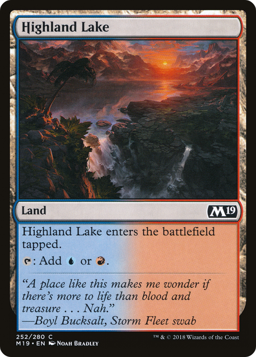 Highland Lake (M19-252) - common - Foil