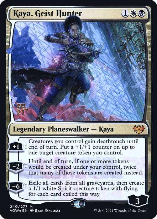 Kaya, Geist Hunter (PRE-240S) - mythic - Foil