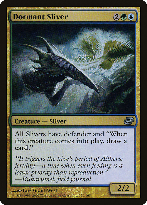 Dormant Sliver (PLC-156) - uncommon - Foil