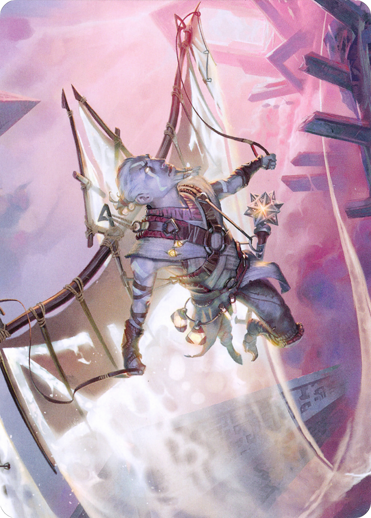 Kitesail Cleric // Kitesail Cleric (AZNR-040) - common (Borderless) - Foil