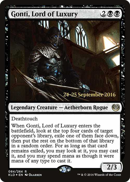 Gonti, Lord of Luxury (PRE-84S) - rare - Foil