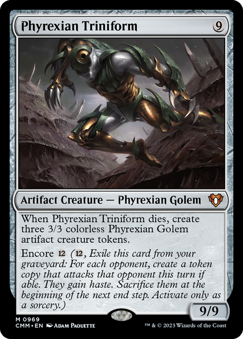 Phyrexian Triniform (CMM-969) - mythic
