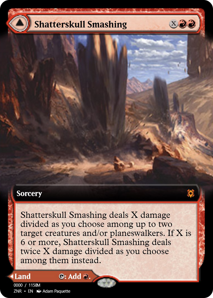 Shatterskull Smashing // Shatterskull, the Hammer Pass (PRM-83866) - mythic - Foil