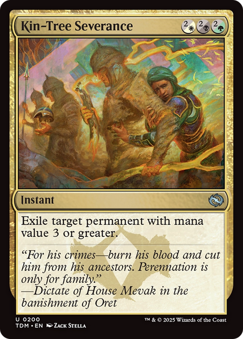 Kin-Tree Severance (TDM-200) - uncommon - Foil