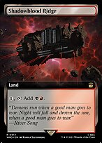 Shadowblood Ridge (WHO-513) - rare: (Extended Art)