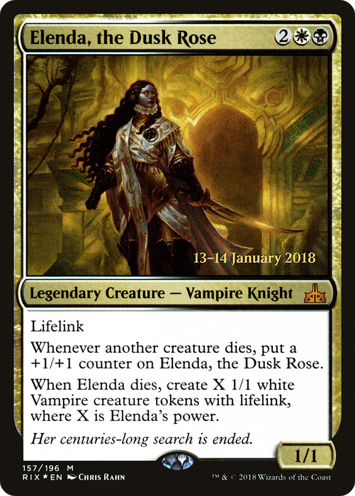 Elenda, the Dusk Rose (PRE-157S) - mythic - Foil