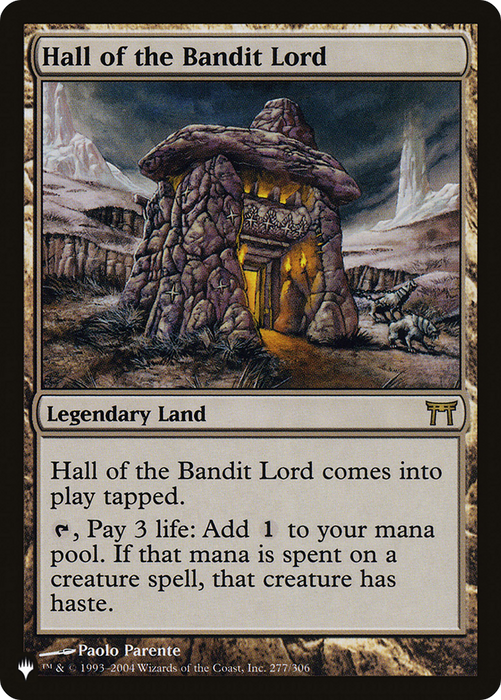 Hall of the Bandit Lord (LIST-CHK-277) - rare