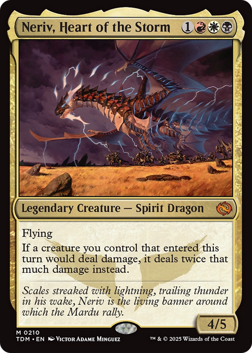 Neriv, Heart of the Storm (TDM-210) - mythic - Foil