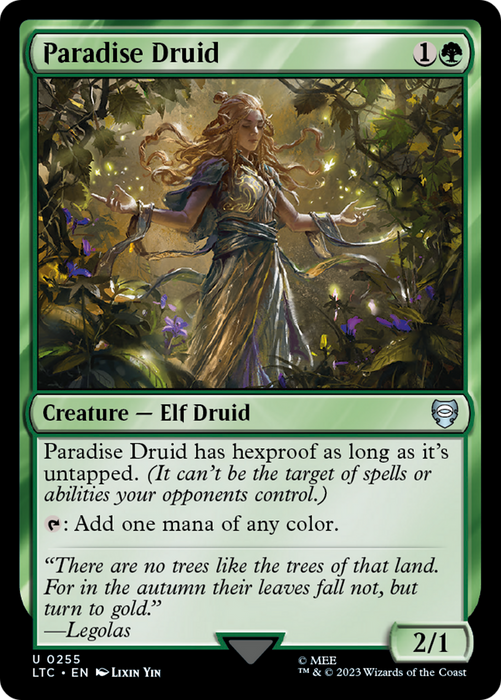 Paradise Druid (LTC-255) - uncommon