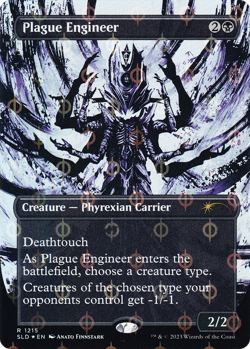 Plague Engineer (SLD-1215) - rare (Borderless) - Foil