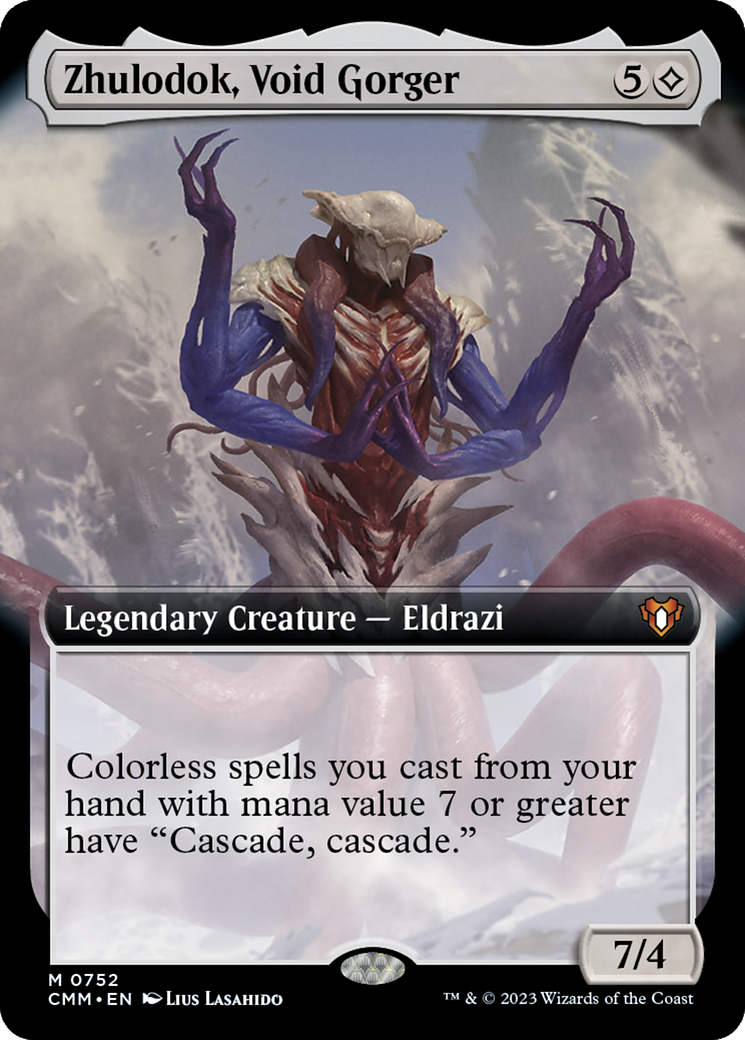 Zhulodok, Void Gorger (CMM-752) - mythic: (Extended Art) - Foil