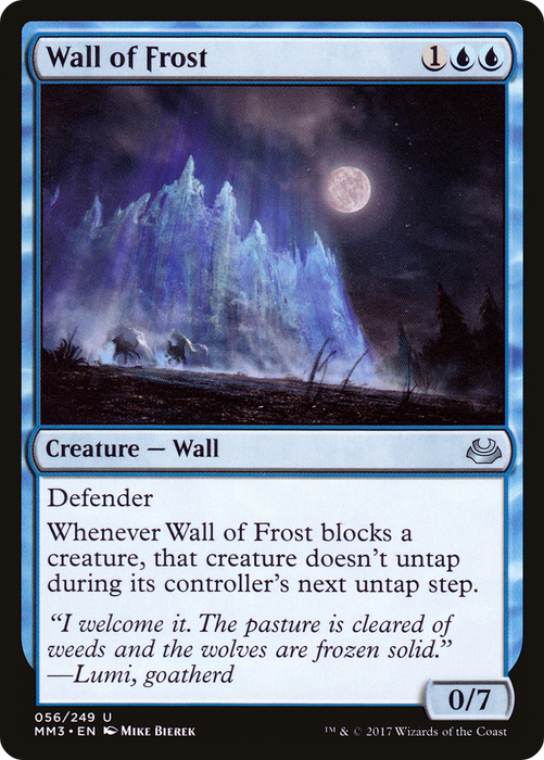 Wall of Frost (MM3-056) - uncommon - Foil