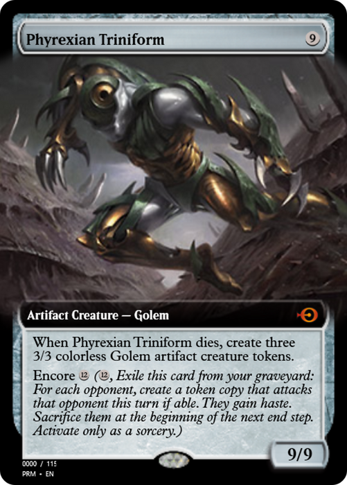 Phyrexian Triniform (PRM-86034) - mythic