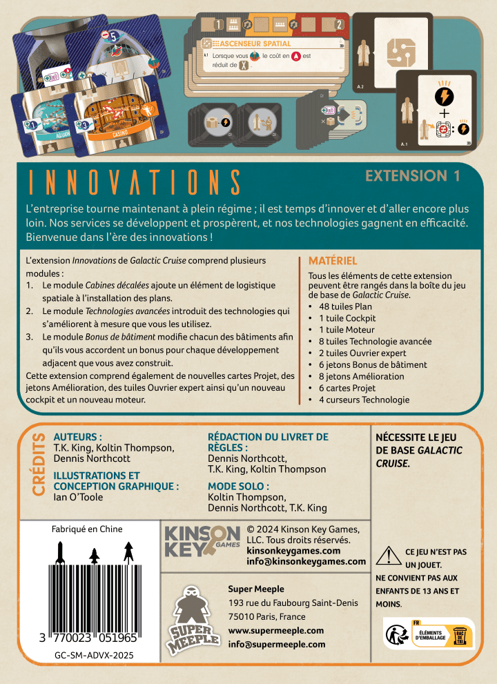Galactic Cruise: Innovation (French)