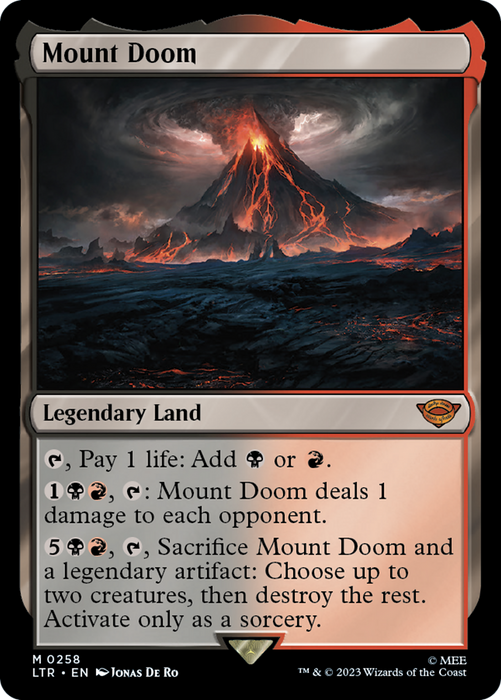 Mount Doom (LTR-258) - mythic