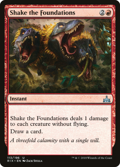Shake the Foundations (RIX-113) - uncommon