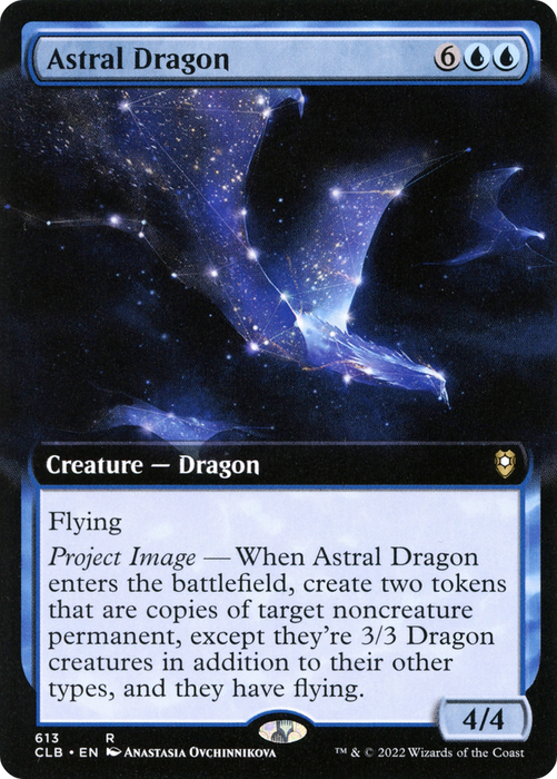 Astral Dragon (CLB-613) - rare: (Extended Art)