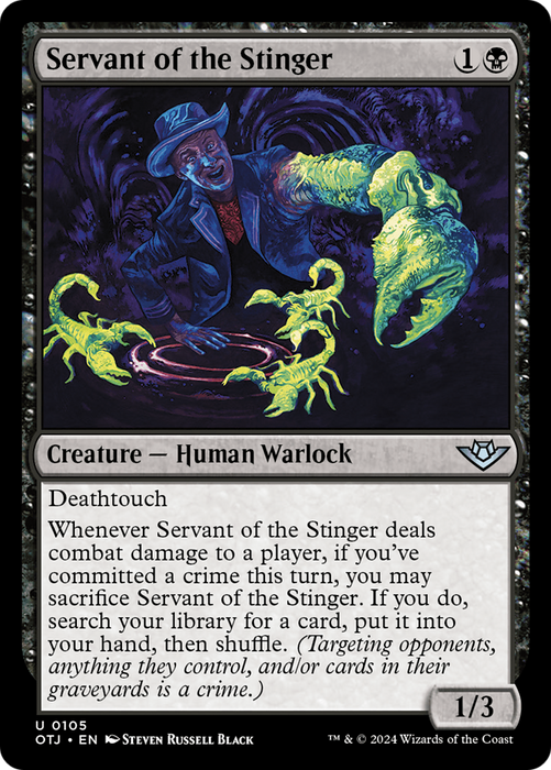 Servant of the Stinger (OTJ-105) - uncommon - Foil