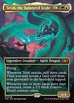Teval, the Balanced Scale (TDC-008) - mythic (Borderless) - Foil