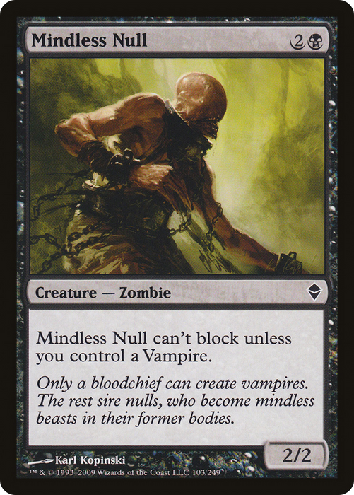 Mindless Null (ZEN-103) - common - Foil