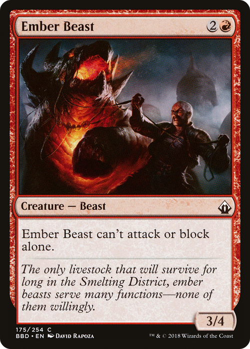 Ember Beast (BBD-175) - common - Foil