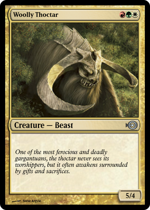Woolly Thoctar (PRM-31449) - uncommon - Foil