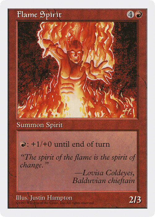 Flame Spirit (5ED-229) - uncommon