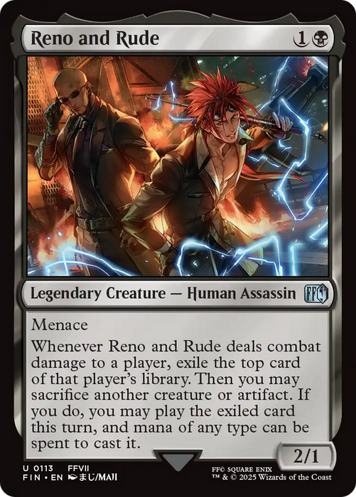 Reno and Rude (FIN-113) - uncommon - Foil