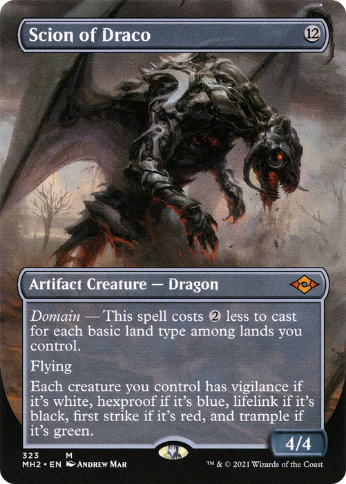 Scion of Draco (MH2-323) - mythic (Borderless)