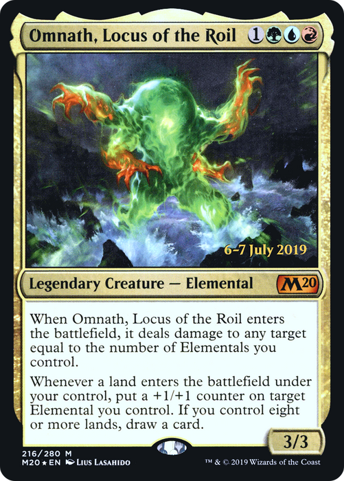 Omnath, Locus of the Roil (PRE-216S) - mythic - Foil
