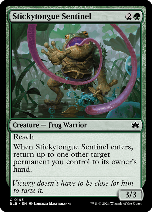 Stickytongue Sentinel (BLB-193) - common
