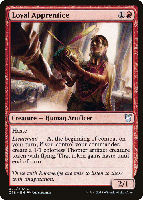 Loyal Apprentice (C18-023) - uncommon